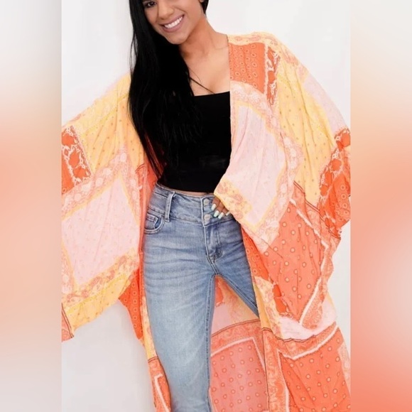 Style Rack - Print Open Kimono - Picture 4 of 5